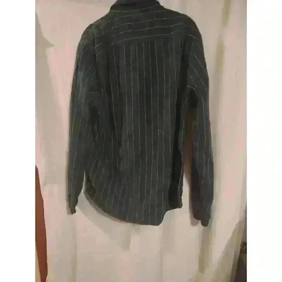 Hollister Navy Long Sleve Button Down Casual Mens Large - Picture 3 of 4